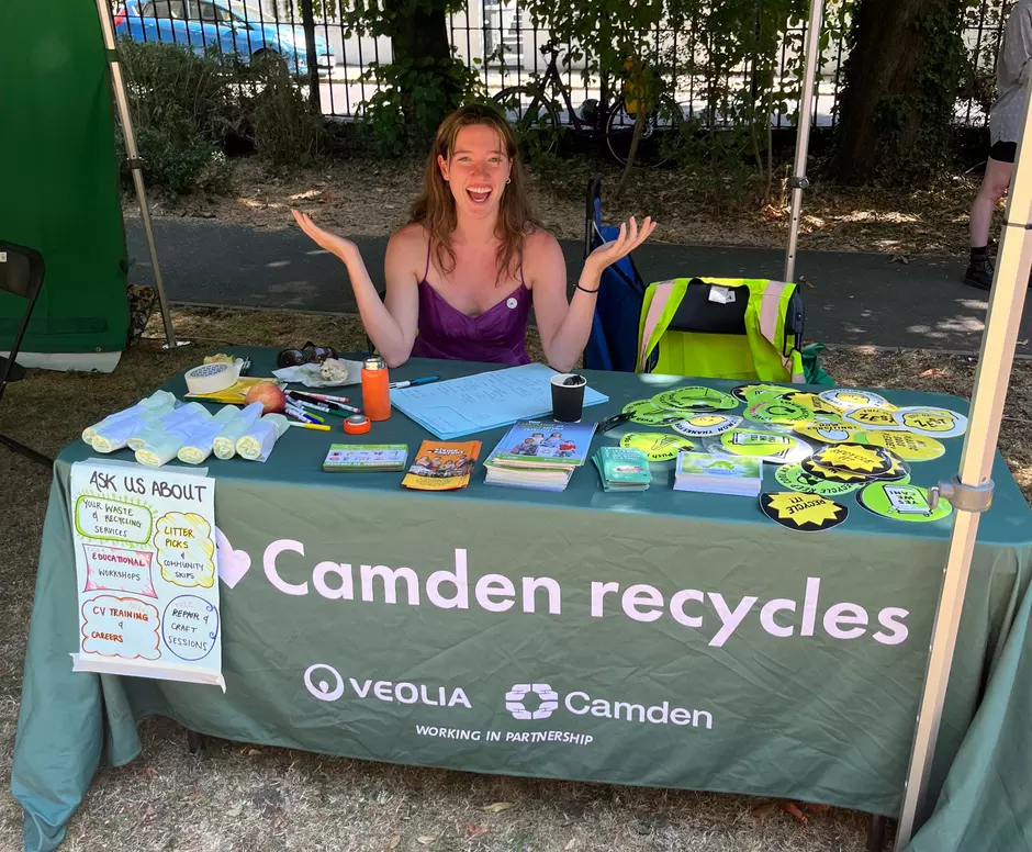 Camden New Town Festival event stall